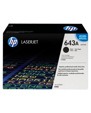 Q5950A - HP - Toner 643A preto Color LaserJet 4700