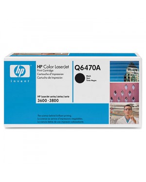 Q6470AD - HP - Toner Q6470A preto LaserJet