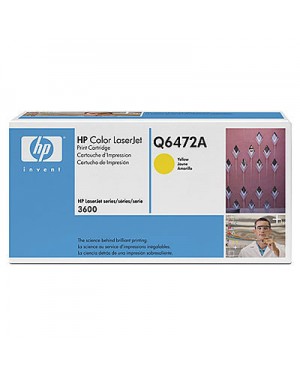 Q6472AG - HP - Toner amarelo Color LaserJet 3600
