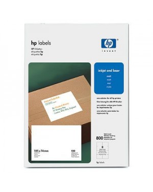 Q6553A - HP - Labels 105 x 74 mm-A4/210 x 297 mm/100 sht