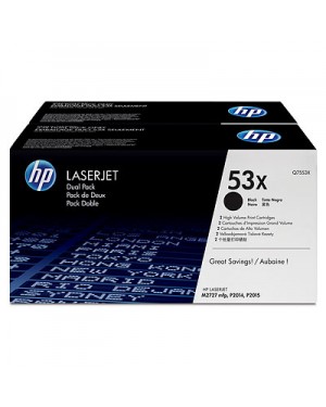 Q7553XD - HP - Toner 53X preto LaserJet P2015 M2727