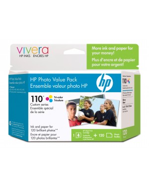 Q8700AC - HP - Cartucho de tinta 110 preto