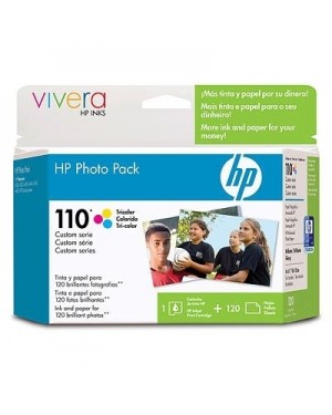 Q8700AL - HP - Cartucho de tinta 110 preto