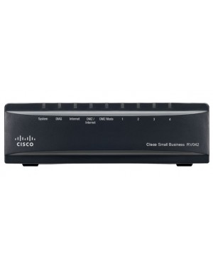 RV042 - Cisco - Roteador VPN Dual WAN 4 Portas 10/100