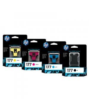 SD411HE - HP - Cartucho de tinta 177 preto