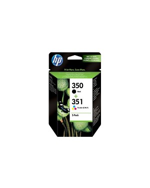 SD412EE - HP - Cartucho de tinta 350/351 preto ciano magenta amarelo Deskjet D4260 D4360 Officejet J5730 J5780 J5785 J6410 J64