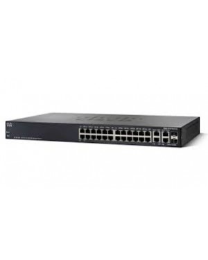 SF300-24PP-K9-NA - Cisco - Switch 24 Portas 10/100 com PoE+ 180W 2 Portas 10/100/100 2SFP Combo