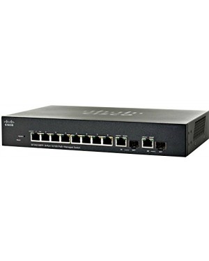 SF302-08PP-K9-NA - Cisco - Switch 8 Portas 10/100 PoE + Manag