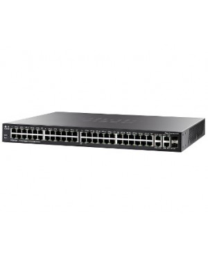 SG300-52P-K9-NA - Cisco - Switch 50 10/100/1000PoE + 2 Ports MiniGBIC