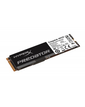 SHPM2280P2/480G - HyperX - HD Disco rígido PCIe SSD Predator M.2 480GB 1400MB/s