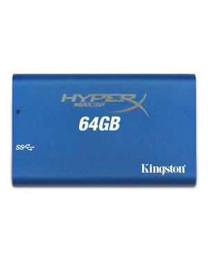 SHX100U3/64G - HyperX - HD Disco rígido 64GB USB 3.0 (3.1 Gen 1) Type-A 195MB/s