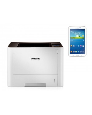 SL-M3825DW/SEE-TAB - Samsung - Impressora laser ProXpress M3825DW + 7 Galaxy Tab 3 monocromatica 38 ppm A4 com rede sem fio "