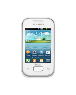GT-S5303ZWBZTO - Samsung - Smartphone Galaxy Poc Plus Duos 4GB 3G Branco 2.8in Câmera 2MP
