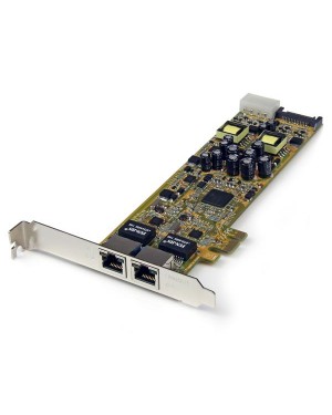 ST2000PEXPSE - StarTech.com - Placa de rede RTL8111E Dual 2000 Mbit/s PCI-E
