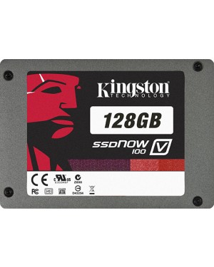 SV100S2/128G - Kingston Technology - HD Disco rígido 128GB SSDNow SATA II 250MB/s