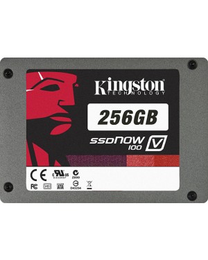 SV100S2/256G - Kingston Technology - HD Disco rígido 256GB SSDNow 250MB/s