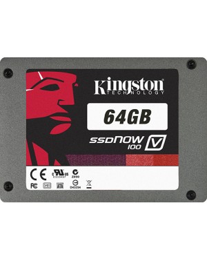 SV100S2/64GZ - Kingston Technology - HD Disco rígido 64GB SSDNow 250MB/s