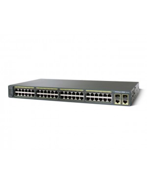 WS-C2960+48TC-L - Cisco - Switch Catalyst 2960 Plus 48 Portas