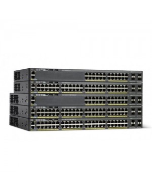 WS-C2960X-24PS-L - Cisco - Switch Catalyst 2960X 24 Gigabit PoE 370W Lan Base