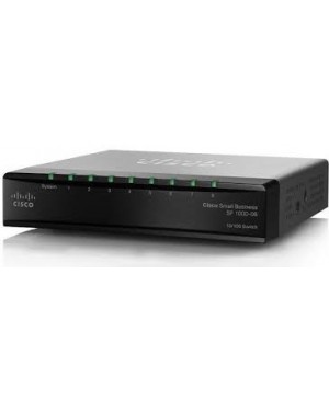 SF100D-08P-NA - Cisco - Switch PoE não Gerenciável com 8 Portas 10-100