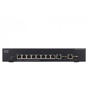 SRW2008P-K9-NA_PR - Cisco - Switch SG300-10P