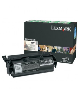 T650H04E - Lexmark - Toner preto T650 T652 T654