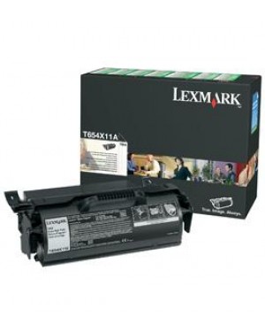 T654X11L - Lexmark - Toner T654 preto T654n (30G0325) T654dn (30G0335) T654dtn (30G0345) T