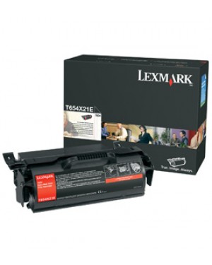 T654X21E - Lexmark - Toner preto T654n (30G0312) T654dn (30G0302) T654dtn (30G0339) T