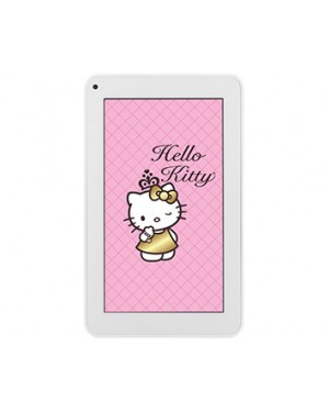 TP256BRA - Outros - Tablet Hello Kitty 4GB WiFi Branco 7in Câmera 2MP Frontal 0.3 DL Eletronicos