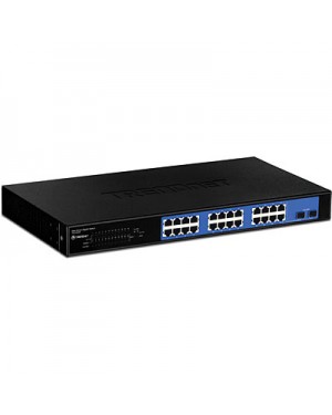 TEG-240WS - Outros - Switch Gigabit com 24x 10/100/1000 Mbps RJ45 + 2x mini-GBIC TRENDnet