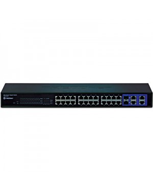TEG-424WS - Outros - Switch 24x 10/100Mbps RJ45 + 2x Gigabit RJ45 + 2x Gigabit Combo TRENDnet