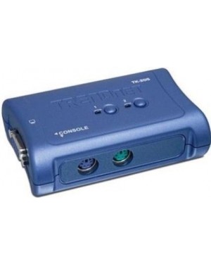 TK-205K - Outros - Chaveador KVM PS/2 com 2 Portas e 2x Cabos KVM Inclusos TRENDnet