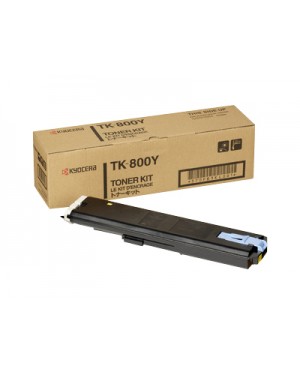 TK800Y - KYOCERA - Toner TK-800Y amarelo FSC8008