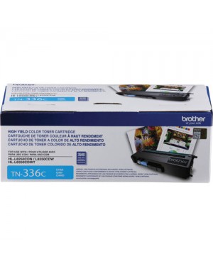 TN-336C - Brother - Toner ciano HLL8250CDN HLL8350CDW HLL8350CDWT MFCL8600CDW MFCL8850CDW