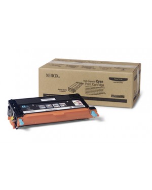 113R00723NO - Xerox - Cartucho de toner original xerox ciano alta capacidade para 6180