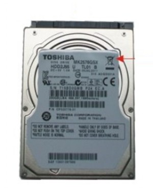 TOS:MK2576GSX - Fujitsu - HD disco rigido 2.5pol SATA 250GB 5400RPM