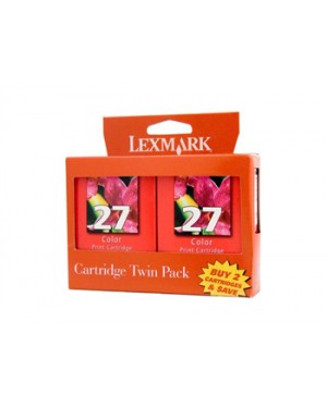 TPANZ06 - Lexmark - Cartucho de tinta Twinpack Z13 Z23 Z25 Z33 Z35 Z35le Z511 Z513 Z515 Z517 Z603 Z605 Z611