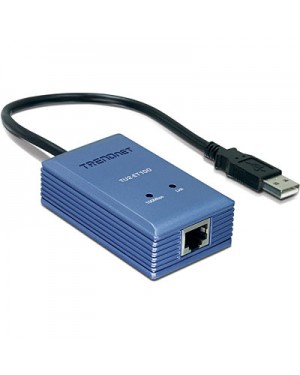 TU2-ET100 - Outros - Adaptador de Rede Fast Ethernet 10/100 Mbps RJ45 USB 3.0 TRENDNET
