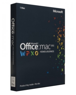 W6F-00148 - Microsoft - Software/Licença Office for Mac Home and Business 2011