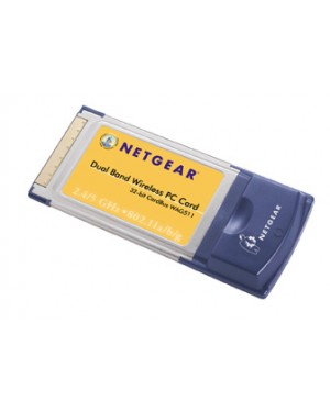 WAG511NA - Netgear - Placa de rede Wireless 108 Mbit/s PC Card