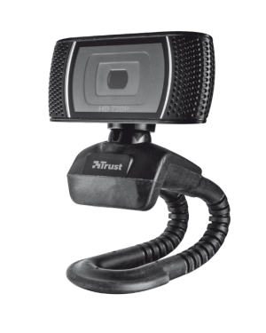 18679-TRUST - Outros - Webcam Trino HD Qualidade 720p HD Ready Fotos até 4MB com Microfone Trust