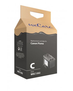 WEC1302 - Wecare - Cartucho de tinta preto Pixma iP2700 / iP2702 MP230 MP240 MP250 MP252 MP260 MP270 MP