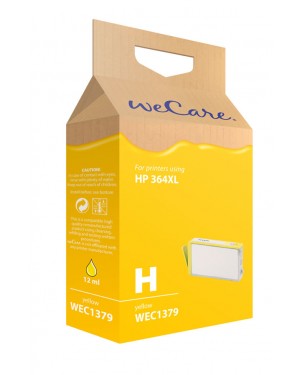 WEC1379 - Wecare - Cartucho de tinta amarelo Deskjet 3070A / 3520allinone D5445 D5460 Officejet 4620 Phot