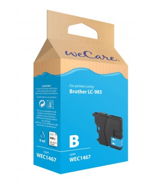 WEC1467 - Wecare - Toner LC-985 ciano DCP J125 / J140W J315W J515W MFC J220 J265W J410 J415W