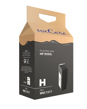 WEC1517 - Wecare - Cartucho de tinta preto Officejet Pro 251dw / 276dw 8100 8600 8600plus