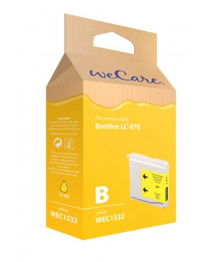 WEC1532 - Wecare - Toner LC-970 amarelo DCP 135C / 150C MFC 235C 260C