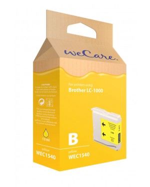 WEC1540 - Wecare - Toner LC-1000 amarelo DCP 130C / 330C 350C 357C 540CN 560CN 750CW 770CW MFC 240C 3