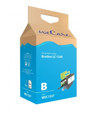 WEC1557 - Wecare - Cartucho de tinta ciano DCP J525W / J725DW J925DW MFC J430W J5910DW J625DW J6510DW J