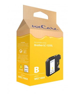 WEC1664 - Wecare - Cartucho de tinta amarelo DCP J4110DW MFC J4410DW / J4510DW J4610DW J4710DW J6520DW J6