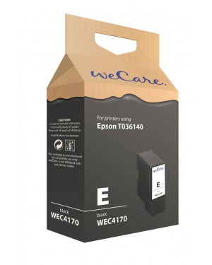 WEC4170 - Wecare - Cartucho de tinta preto Stylus C42 / C42Plus C42S C42SX C42UX C44 C44Plus C44UX C44X